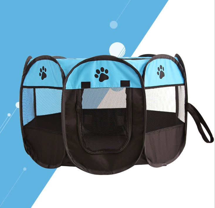 Folding Octagonal Cat And Dog Kennel