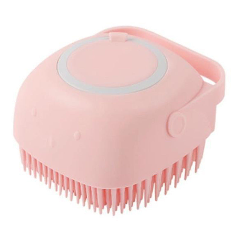 Silicone Dog Bath Massage Shampoo Cleaning Brush