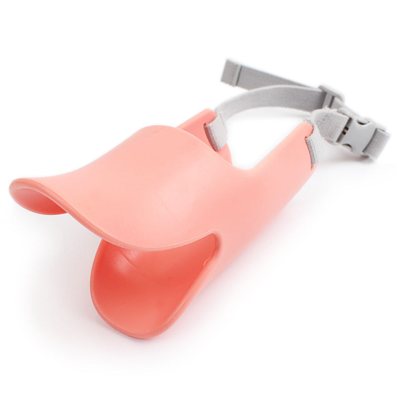 Dog Muzzle Silicone Mask Duck Muzzle