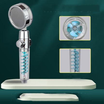 Supercharged Shower Head Twin-turbo
