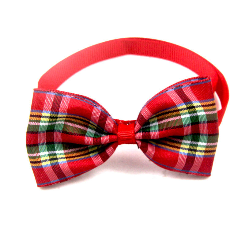 Plaid Tie Cat Dog