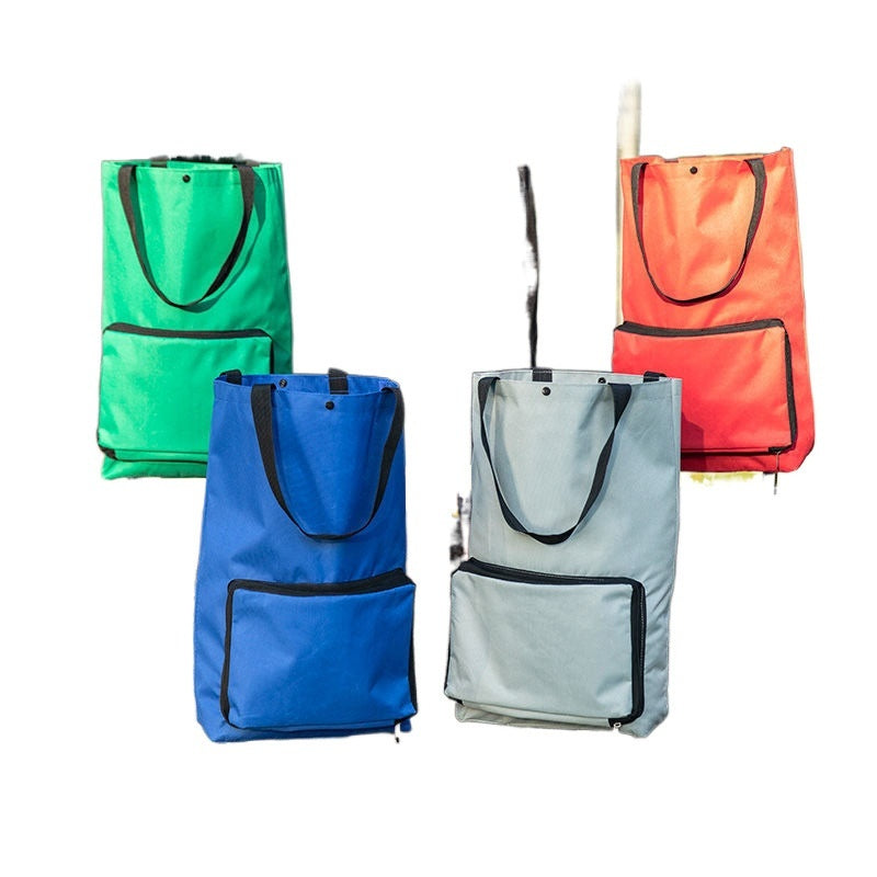 Hand-pulled Shopping Cart Folding Handbag