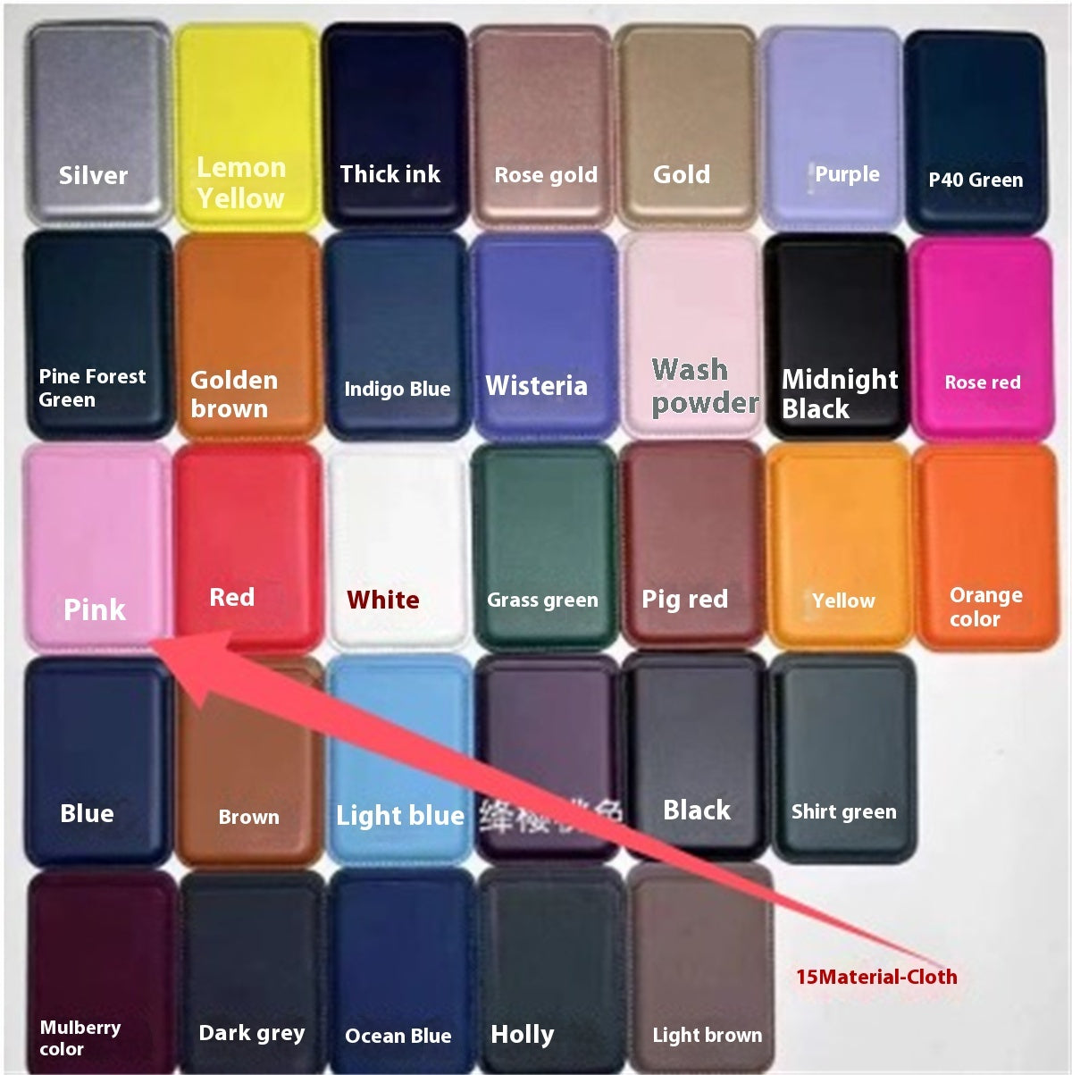 Magnetic Luxury Leather Card Holder Wallet