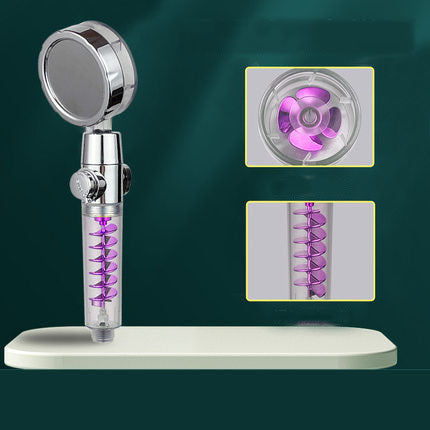 Supercharged Shower Head Twin-turbo