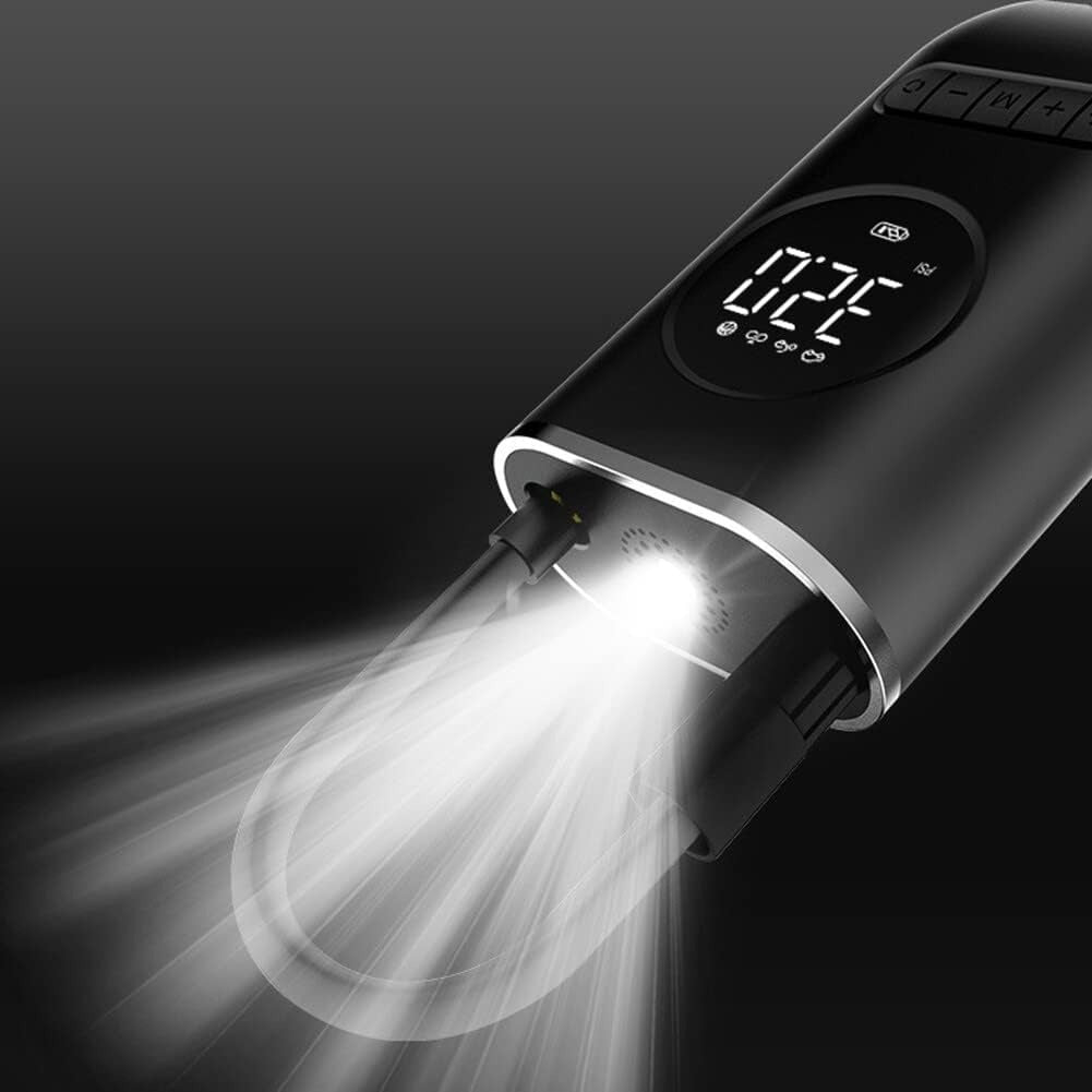 Portable Electric Inflator 150PSI Cordless Electric Ball Inflator Rechargeable Bicycle Air Inflator With Digital LED Display