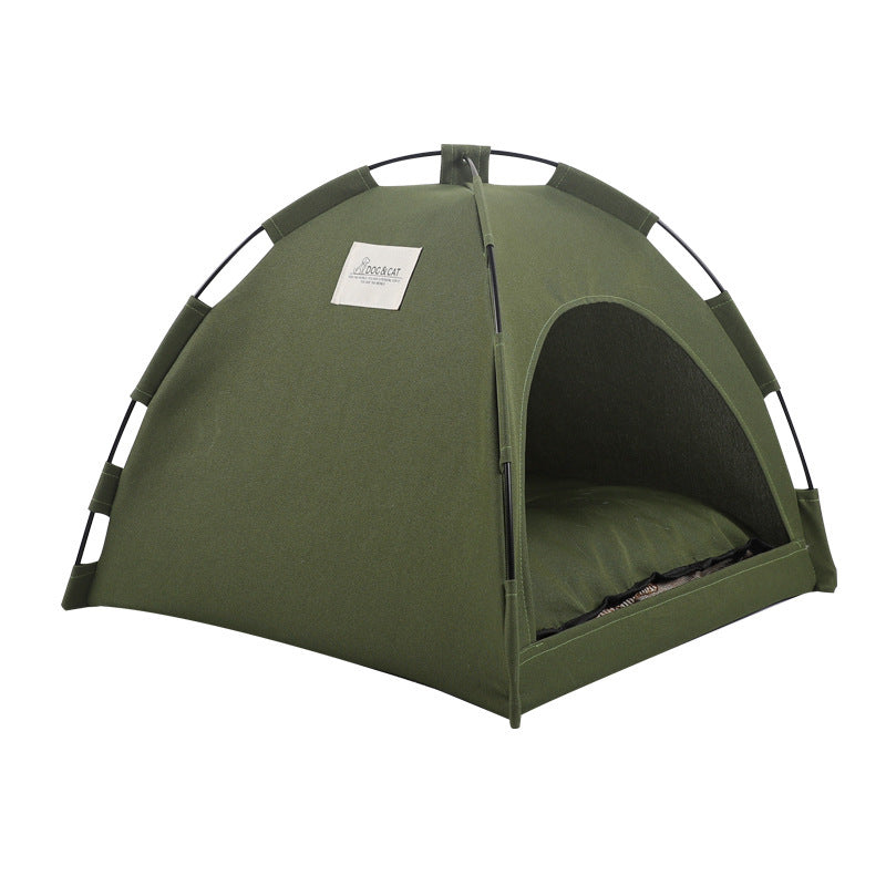 Cat Tent Cooling Mat Camping Bed With Cushion