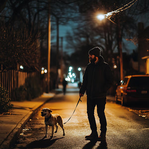 Loving My New PetZest Dog Leash for Night Walks