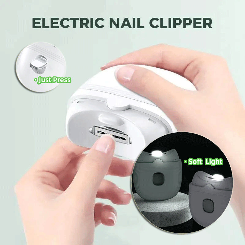 Electric Nail Scissors Rechargeable With Light