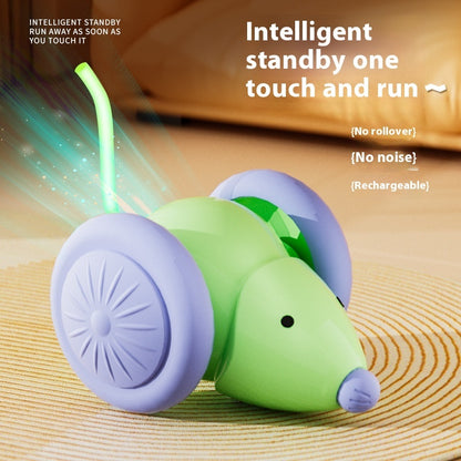 Cat Toy Electric Mouse Car - Automatic Teaser With Intelligent Obstacle Avoidance
