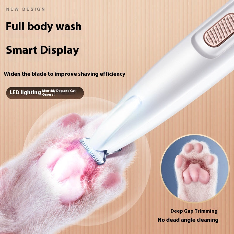 Dog Paw Trimmer With LED Light Fully Waterproof