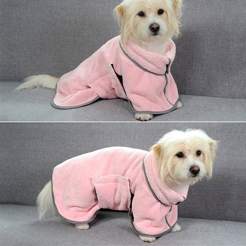 Quick-drying Pet Absorbent Bathrobe Towel