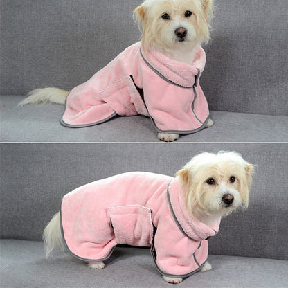 Quick-drying Pet Absorbent Bathrobe Towel