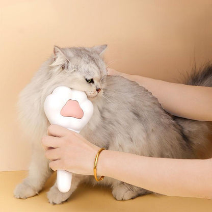 Pet Massage Hair Removal Comb, Paw Shaped Pet Grooming Brush,