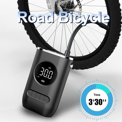 Portable Electric Inflator 150PSI Cordless Electric Ball Inflator Rechargeable Bicycle Air  Inflator With Digital LED Display