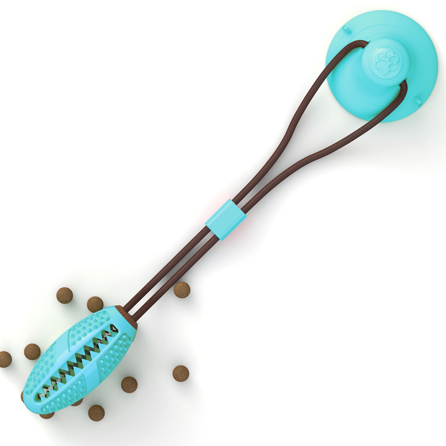 Silicon Suction Cup Tug Interactive Dog Ball