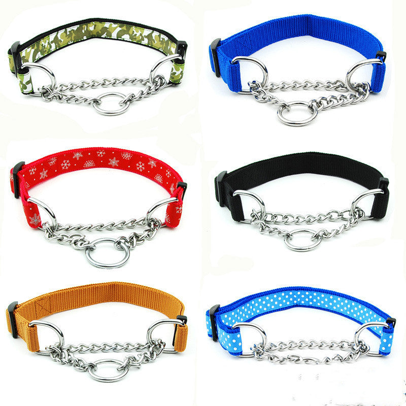 Large dog chain collar