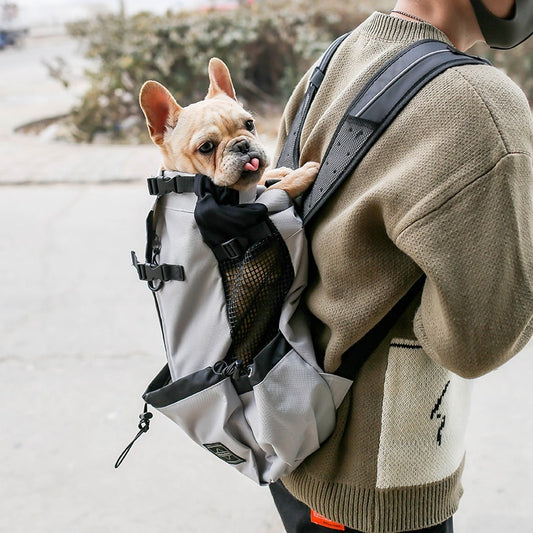 Backpack Double Shoulder Portable Travel Backpack Dog Carrier