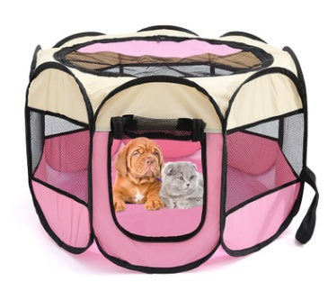 Folding Octagonal Cat And Dog Kennel