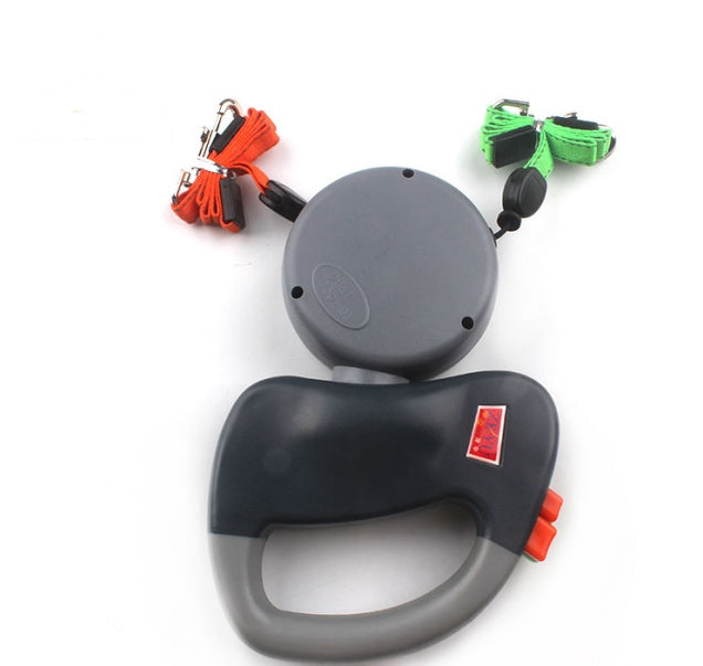 Retractable Dual  Dog  Leash