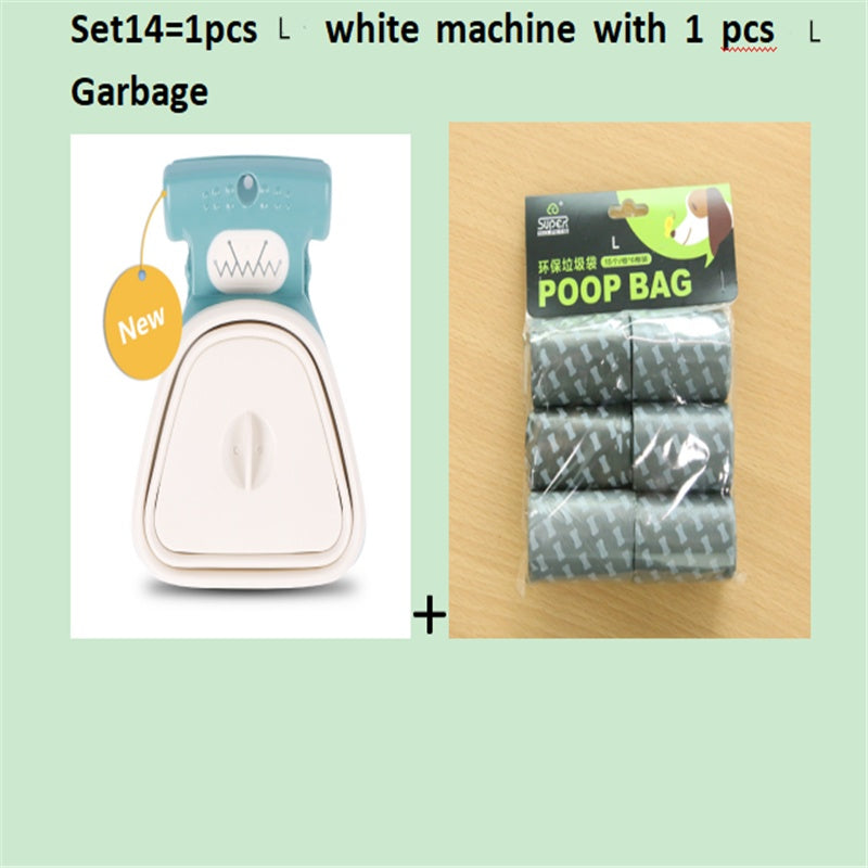 Foldable Pooper Scooper With 1 Roll Decomposable bags