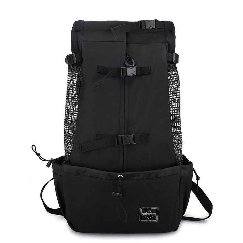 Backpack Double Shoulder Portable Travel Backpack Dog Carrier