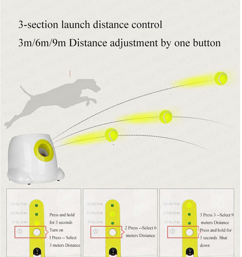 Dog Automatic Interactive Ball Launcher