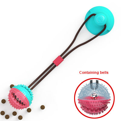 Silicon Suction Cup Tug Interactive Dog Ball