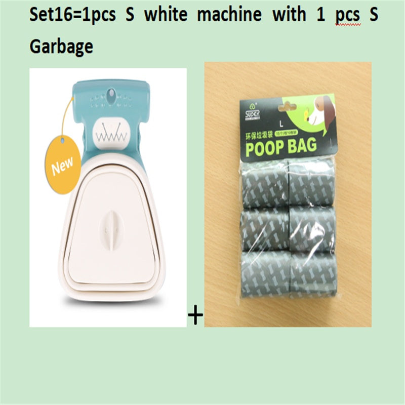 Foldable Pooper Scooper With 1 Roll Decomposable bags