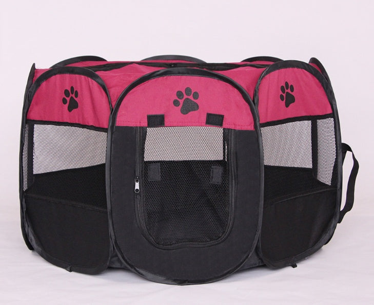 Folding Octagonal Cat And Dog Kennel