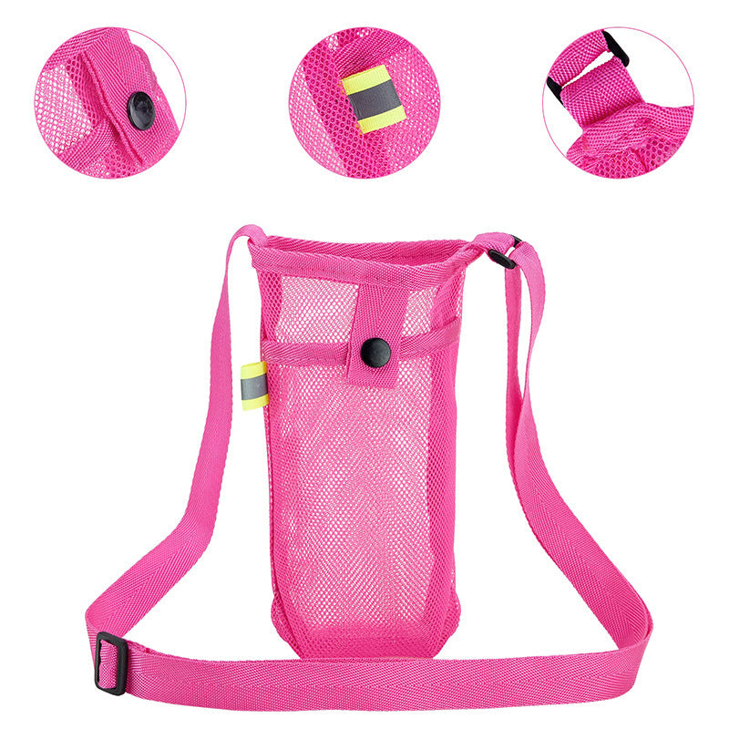 Beach Bottle Bag Water Bottle Sling/Dog Water Bottle Sleeve For Sports Gym Hiking Camping Walking