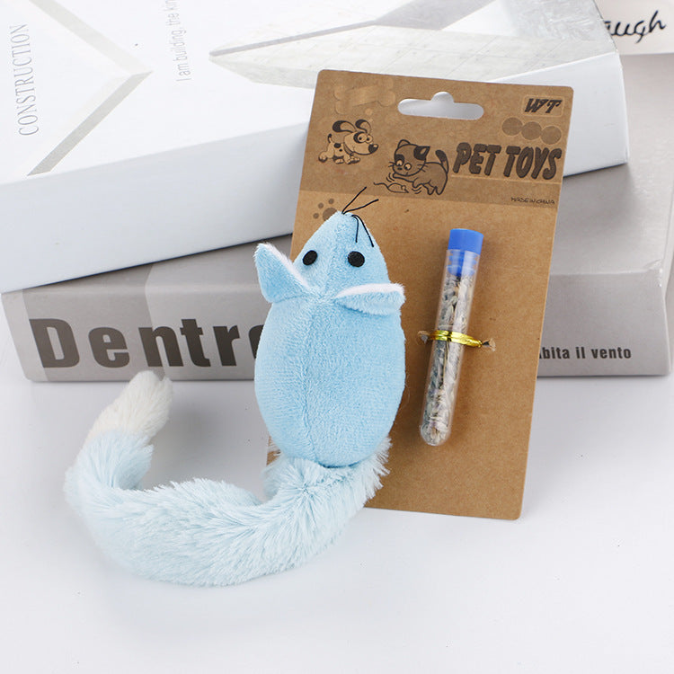 Long Tail Mouse Cat Teaster Toys
