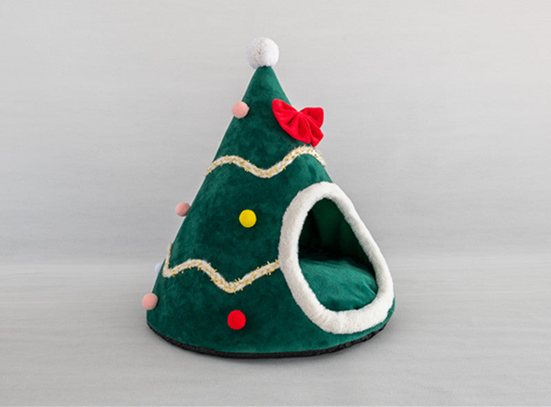 Christmas hat pet nest/Bed