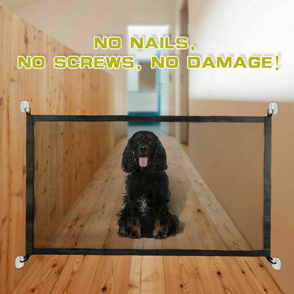 Dog Cat Baby Safety Gate Mesh Fence