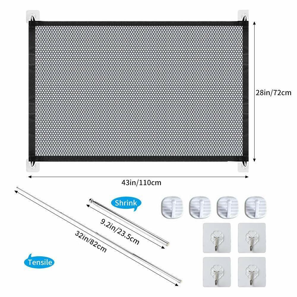 Dog Cat Baby Safety Gate Mesh Fence