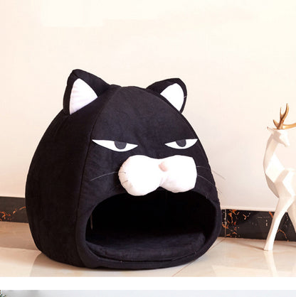 Cat House Bed Cat Litter Mat Sleeping Nest