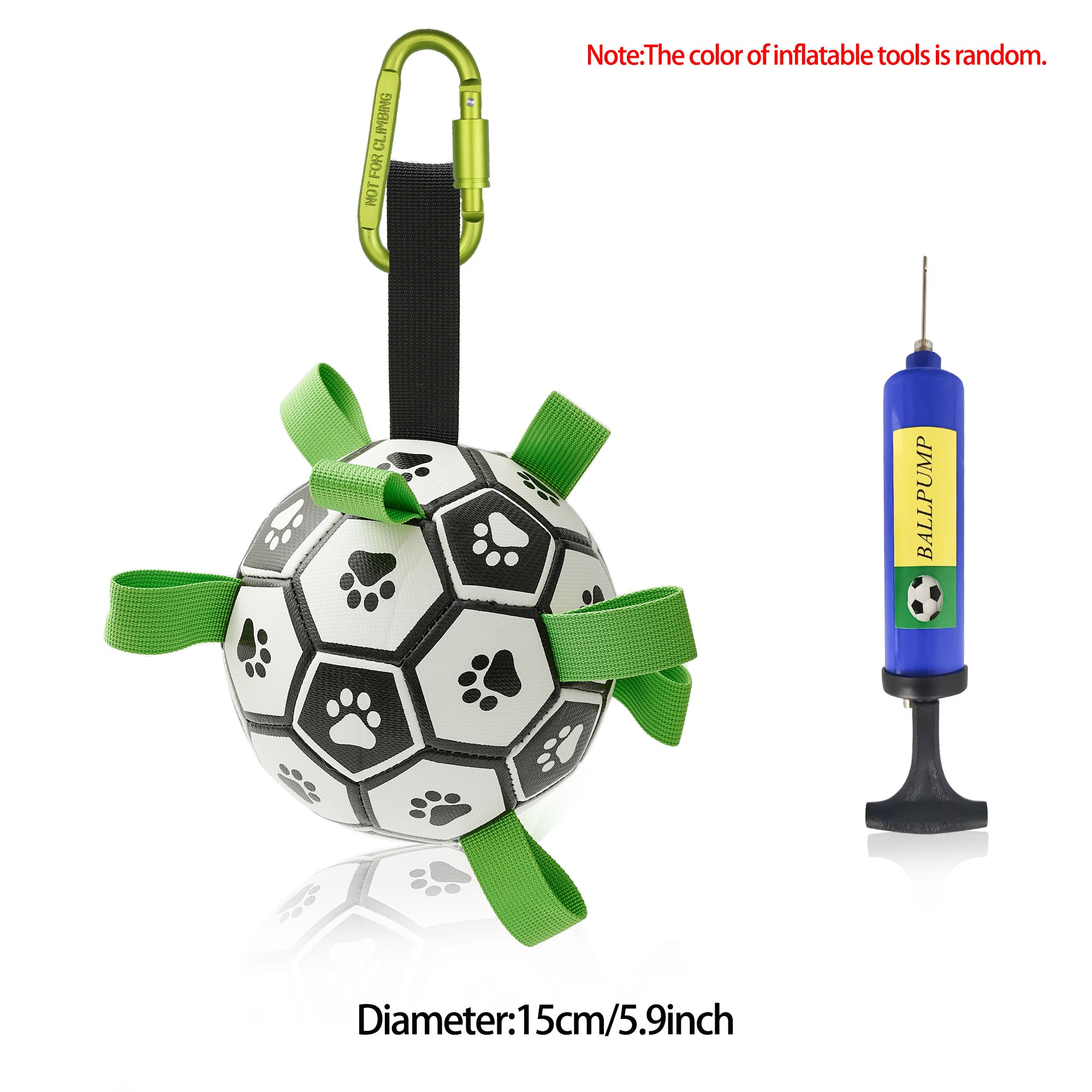 Interactive Dog Soccer Ball Inflated Training