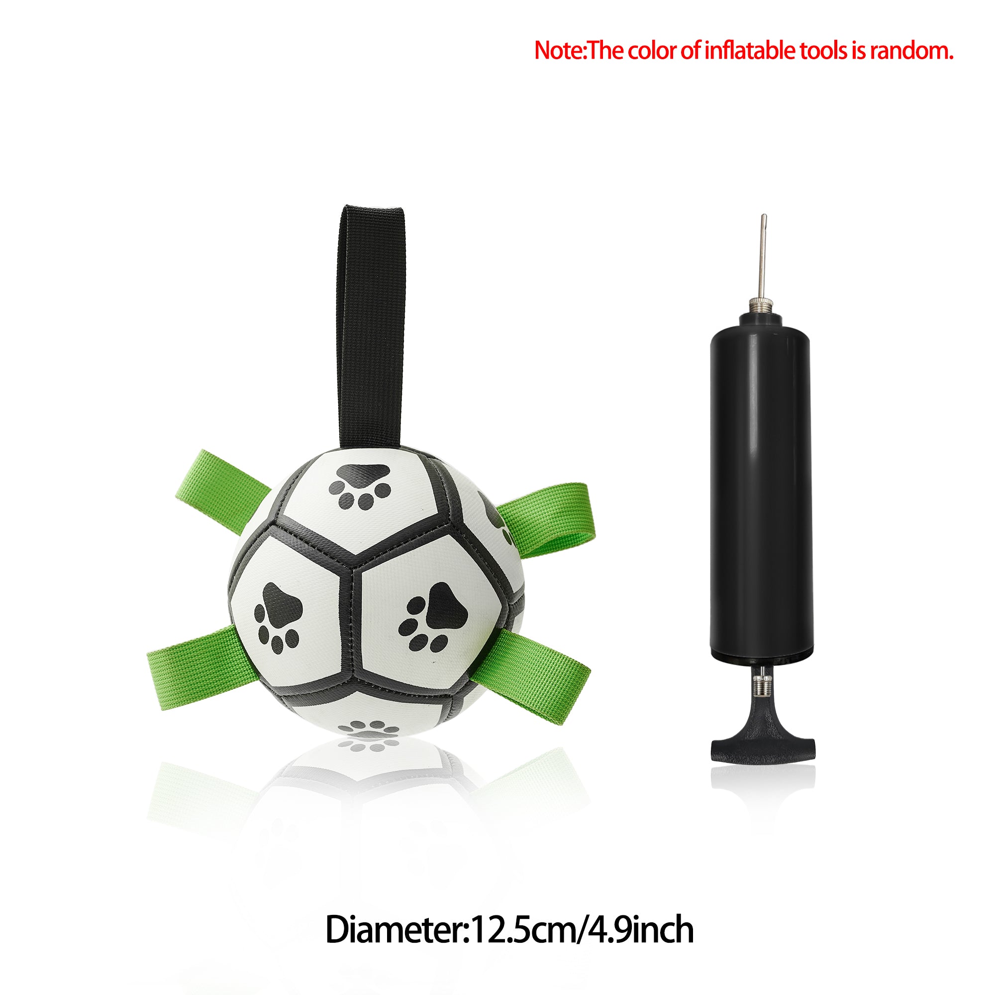 Interactive Dog Soccer Ball Inflated Training
