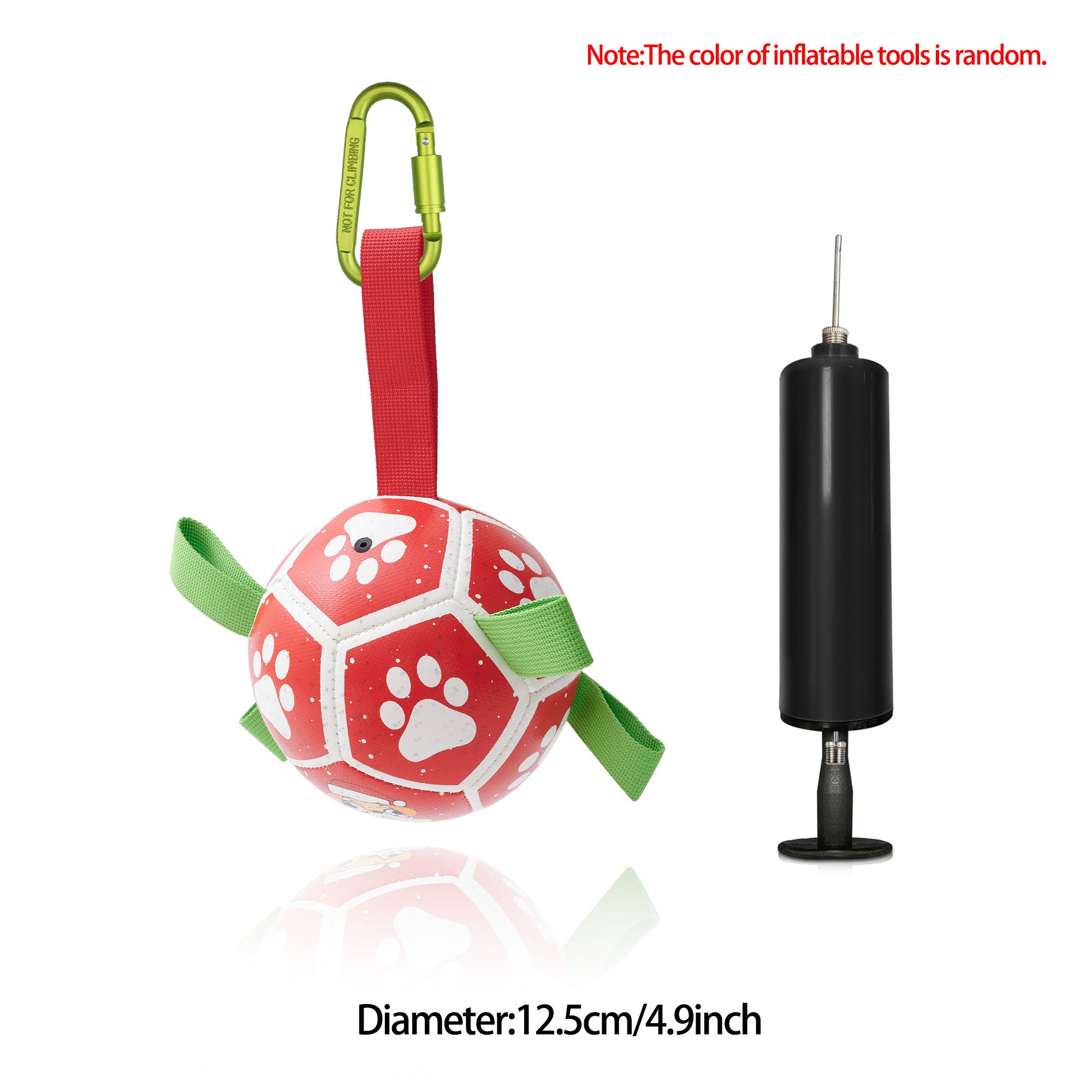 Interactive Dog Soccer Ball Inflated Training