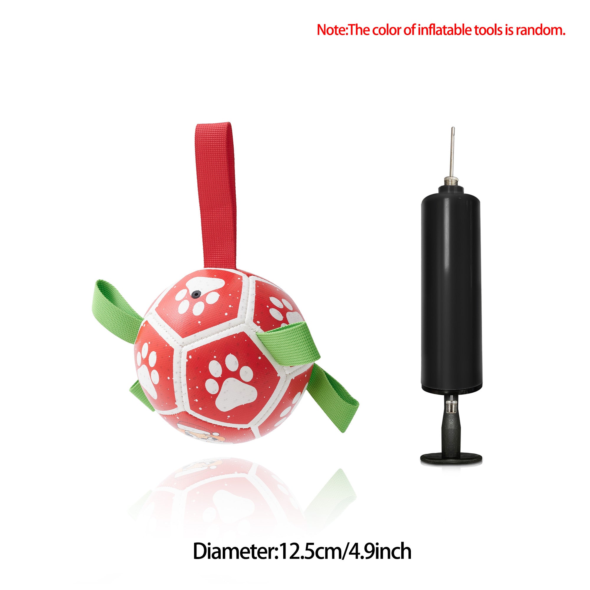 Interactive Dog Soccer Ball Inflated Training