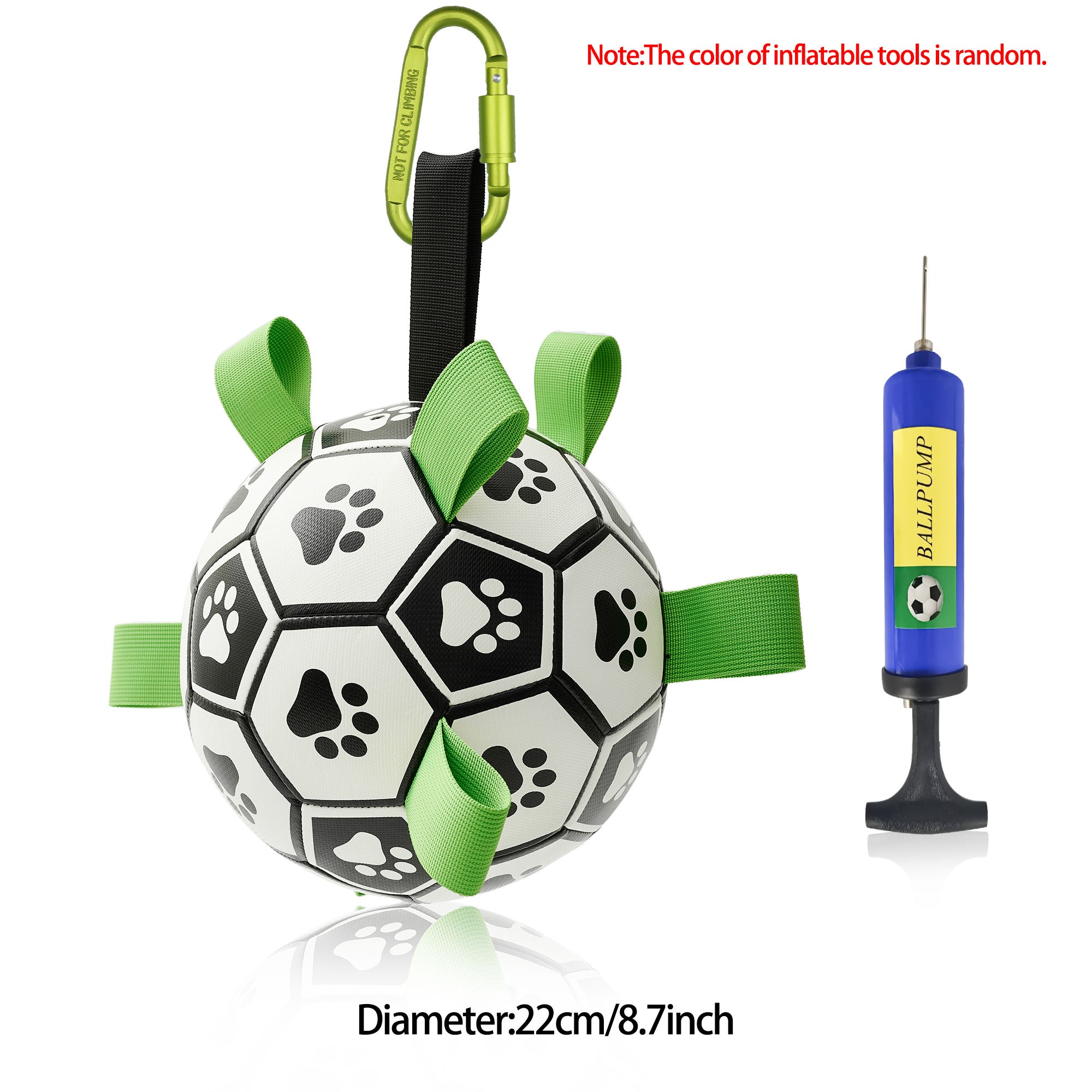 Interactive Dog Soccer Ball Inflated Training