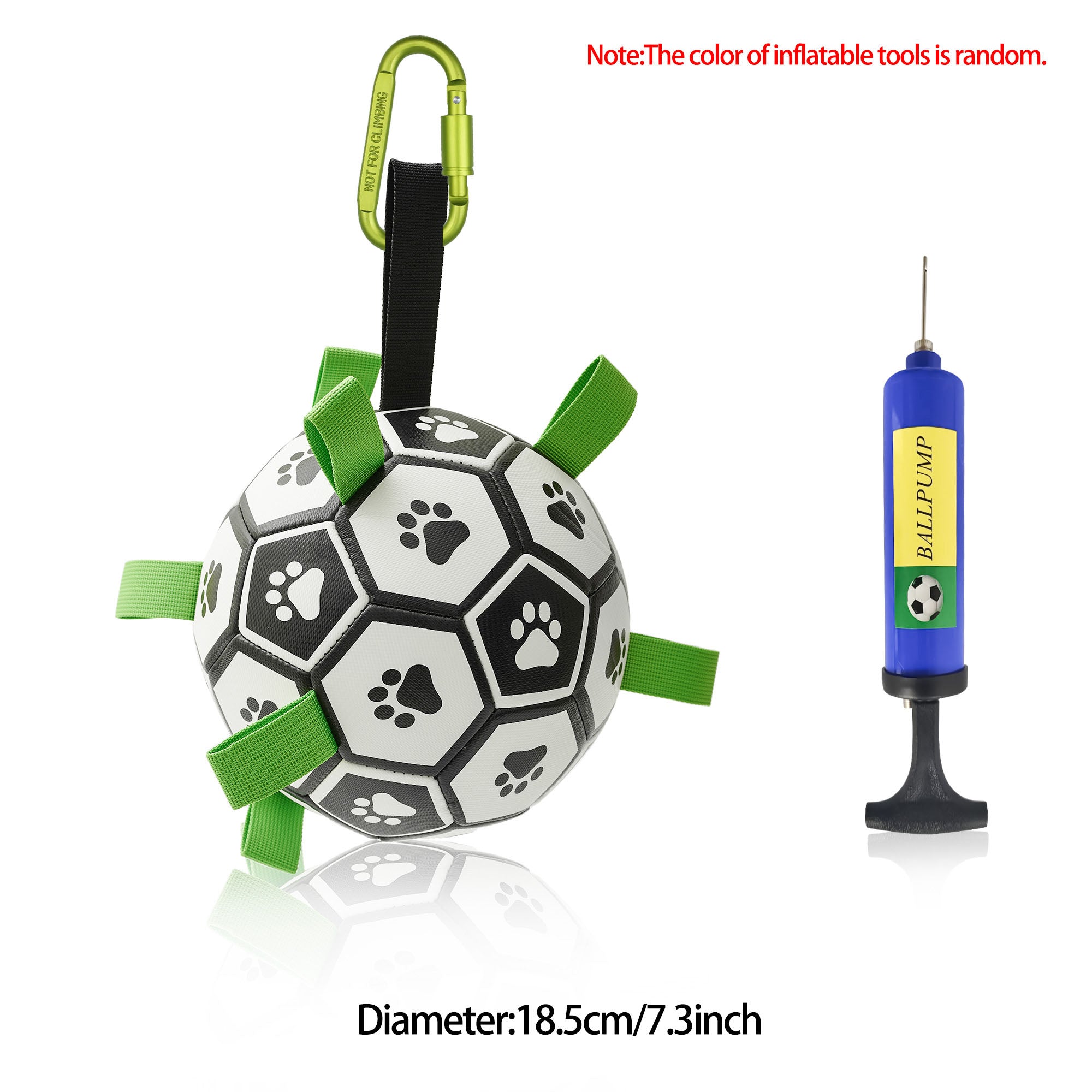 Interactive Dog Soccer Ball Inflated Training