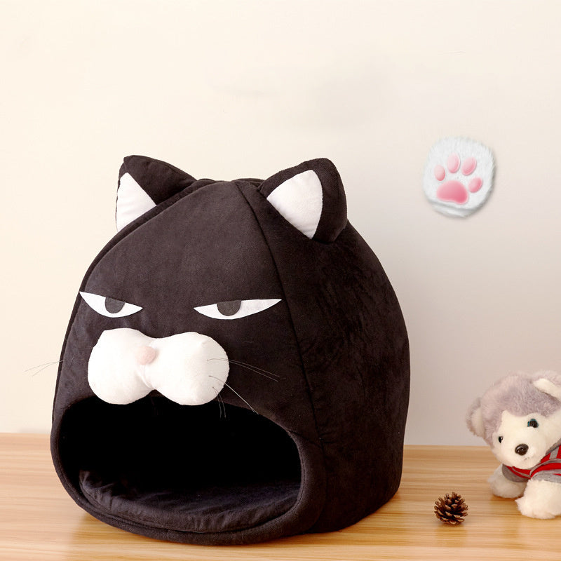 Cat House Bed Cat Litter Mat Sleeping Nest