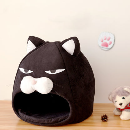Cat House Bed Cat Litter Mat Sleeping Nest