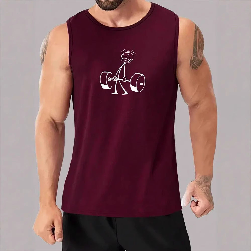 Men's Fashion Sports Style Sleeveless Tee