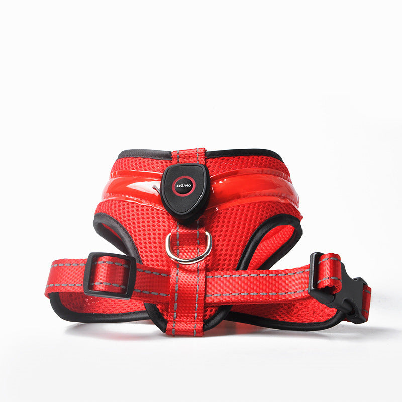LED Luminous Dog Harness Vest