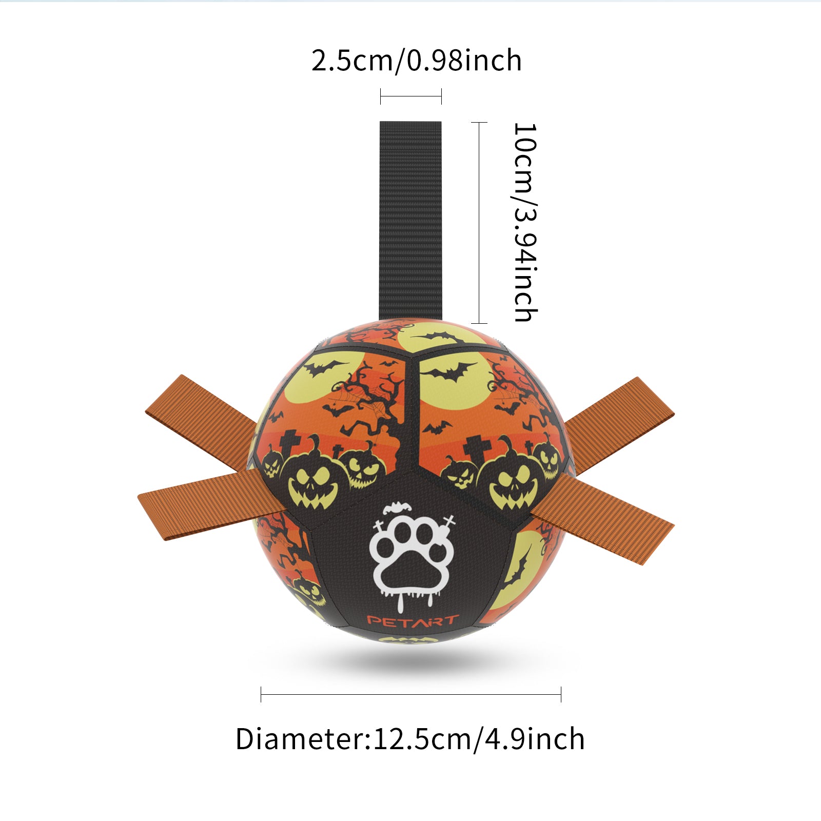 Interactive Dog Soccer Ball Inflated Training