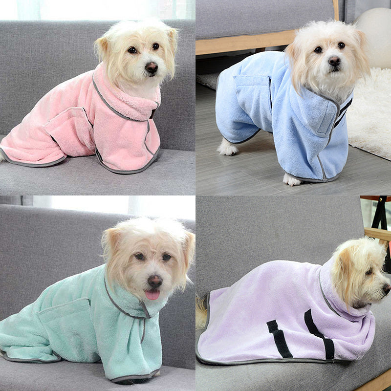 Quick-drying Pet Absorbent Bathrobe Towel