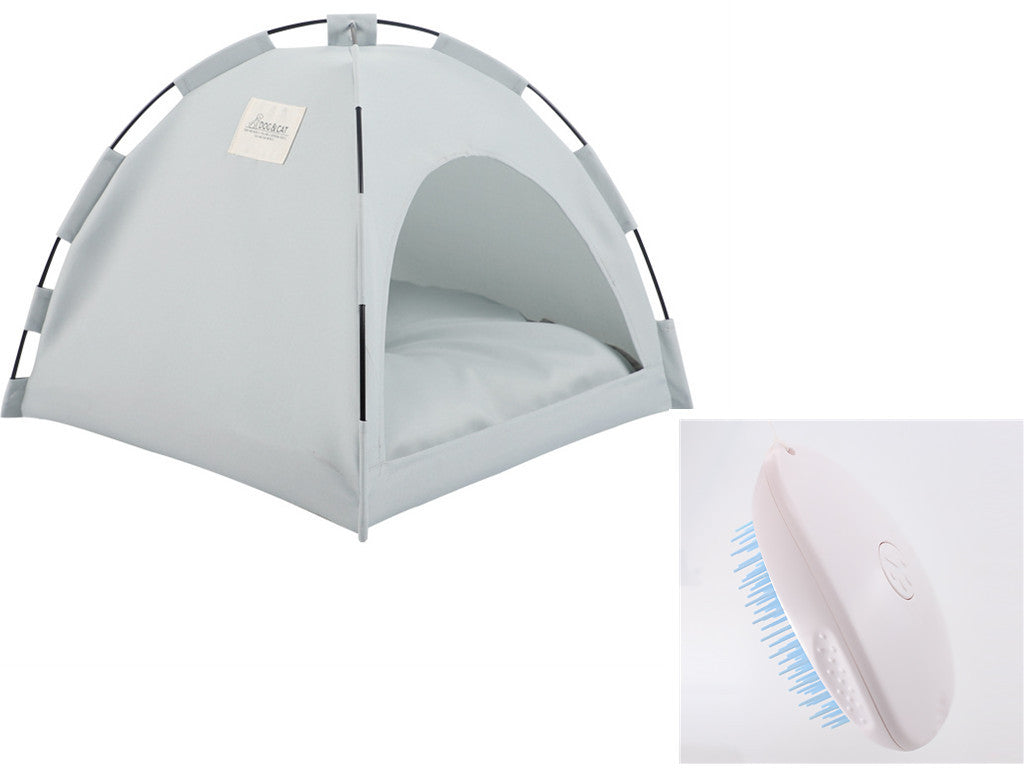 Cat Tent Cooling Mat Camping  Bed With Cushion