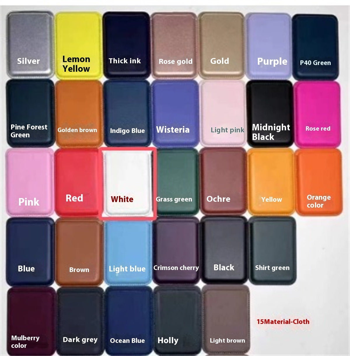 Magnetic Luxury Leather Card Holder Wallet