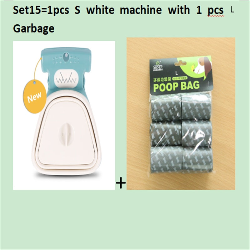 Foldable Pooper Scooper With 1 Roll Decomposable bags